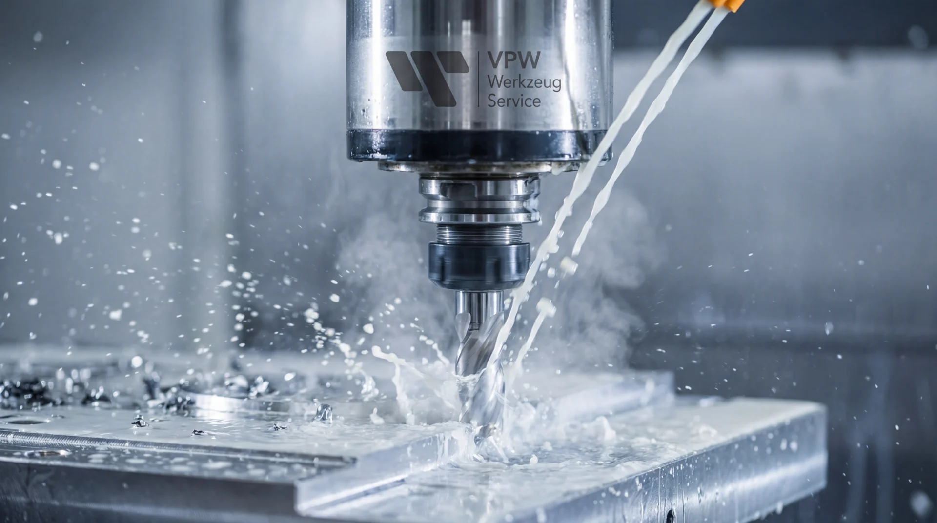 Eine Nahaufnahme Einer Cnc Maschinenspindel Sich 4k 16 9