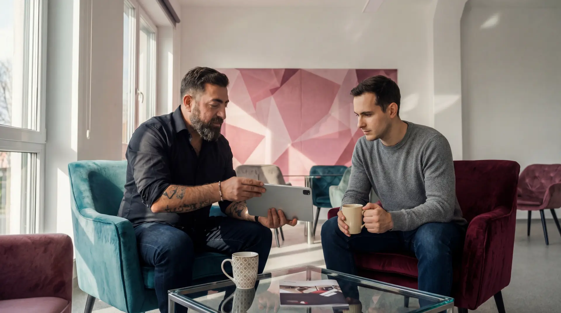 Professionelle Beratung Modernen Besprechungsraum 4k 16 9